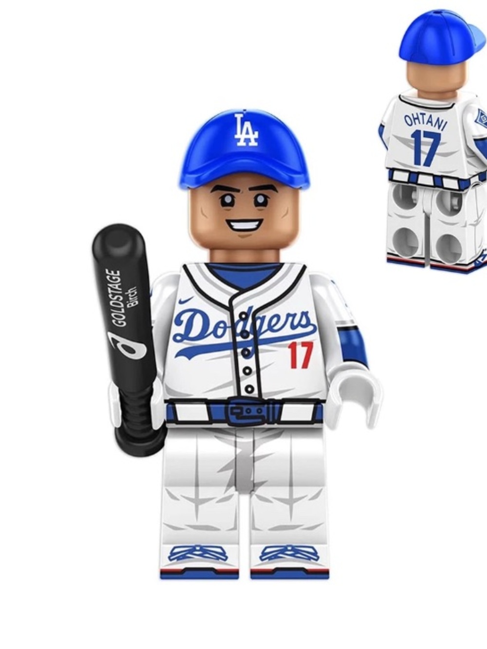 Los Angeles Dodgers Baseball Minifigure - ohtani player 17